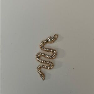 Gold and Silver Snake Pendant